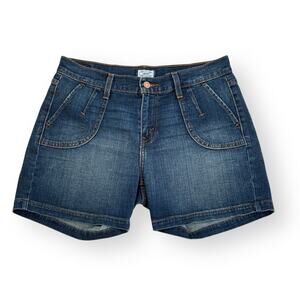 Levi’s 515 Denim Shorts Womens Size 6 Medium Wash Stretch 5" Inseam Preppy Y2K